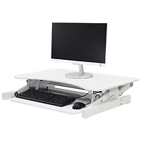 Surélévateur de bureau avec plateau pour clavier pour travailler debout EADR de Rocelco