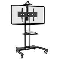 Chariot pour téléviseur VSTC standard de Rocelco - Noir