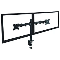 Support de bureau pour deux moniteurs DM2 de Rocelco - Noir