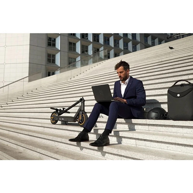 Segway Ninebot G30P MAX Adult Electric Scooter (350W Motor/ 65km Range / 30km/h Top Speed) - Dark Grey