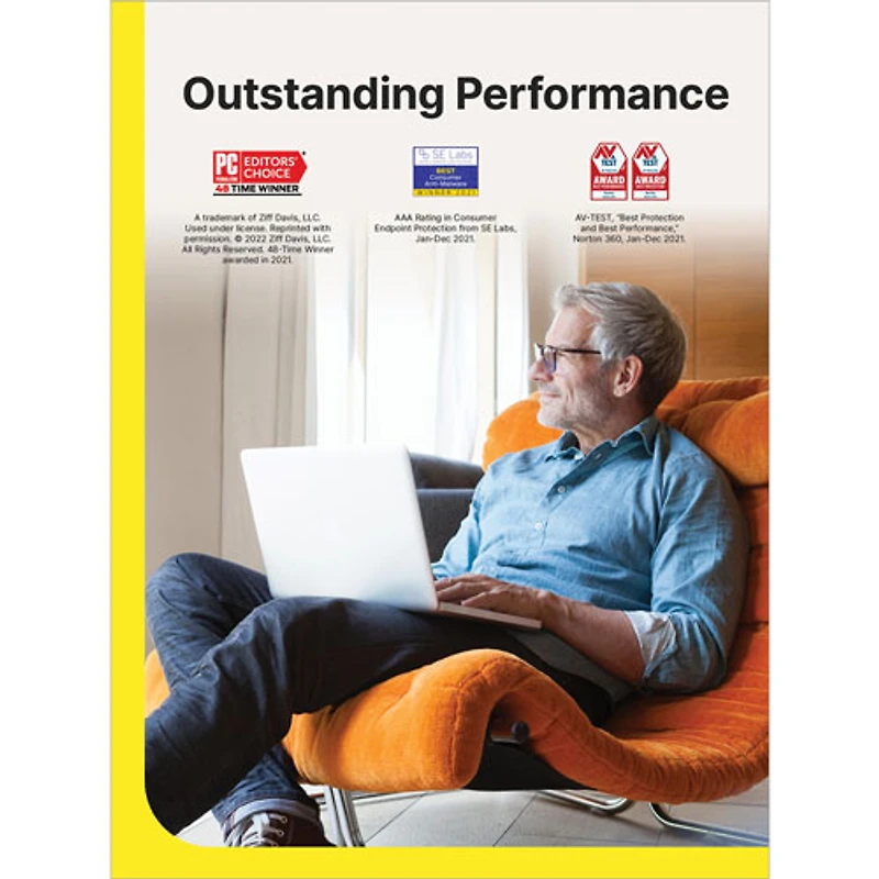 Norton 360 Standard (PC/Mac) - 1 Device - 10GB Cloud Backip - 1-Year Subscription - Digital Download