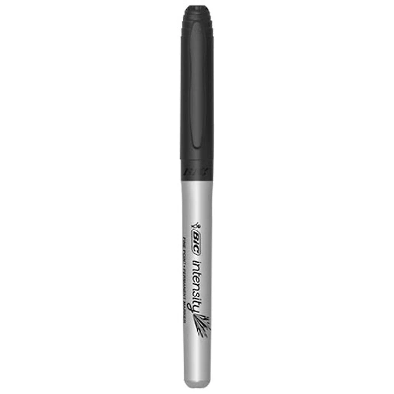Marqueur permanent à pointe fine Intensity de BIC - Noir - Paquet de 24