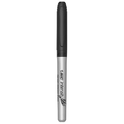 Marqueur permanent à pointe fine Intensity de BIC - Noir - Paquet de 24