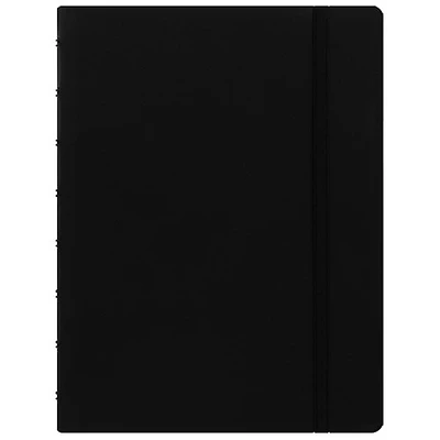 Rediform A5 Size Filofax Twin Wirebound Notebook - 56 Pages - Black