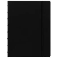 Rediform A5 Size Filofax Twin Wirebound Notebook - 56 Pages - Black