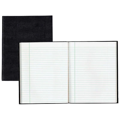 Blueline EcoLogix Executive Perfect 7 1/4" x 9 1/4" Bound Notebook - 150 Sheets - Black