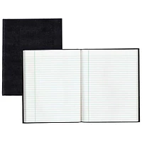 Blueline EcoLogix Executive Perfect 7 1/4" x 9 1/4" Bound Notebook - 150 Sheets - Black