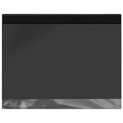 Brownline 18" x 23" Vinyl Calendar Desk Pad Holder - 1 Each - Black