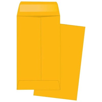 Business Source 2 1/2" x 4 1/4" Small Coin Kraft Envelopes - 500 / Box - Brown Kraft
