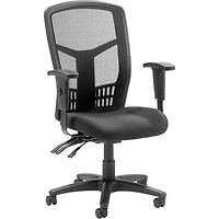 Fauteuil de bureau à dossier haut en filet de Lorell - Noir