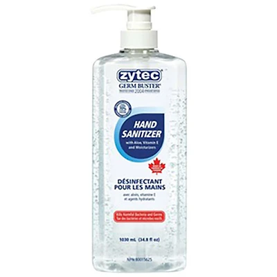 Gel désinfectant pour les mains Germ Buster de Zytec (01208) - 1050 ml