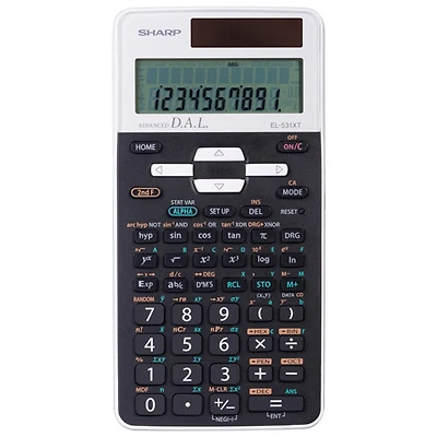Calculatrice scientifique de Sharp (EL531XTBWH)