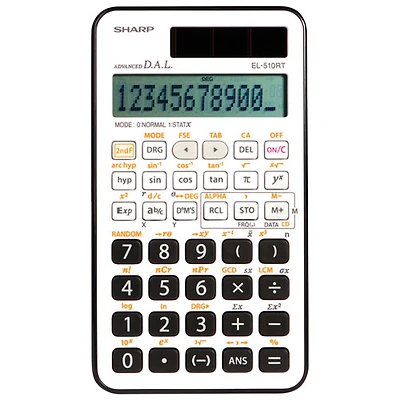 Calculatrice scientifique de Sharp (EL510RTB)