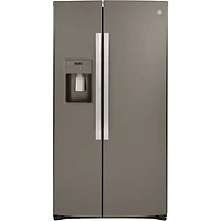 Réfrigérateur congélat. juxt. 21,8 pi³ 36 po distributeur eau/glace Whirlpool (GZS22IMNES) - Ardoise