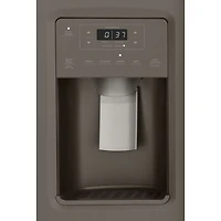 Réfrigérateur congélat. juxt. 21,8 pi³ 36 po distributeur eau/glace Whirlpool (GZS22IMNES) - Ardoise