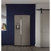 Réfrigérateur congélat. juxt. 21,8 pi³ 36 po distributeur eau/glace Whirlpool (GZS22IMNES) - Ardoise