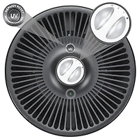 Purificateur d'air de table AC4700BDLX de GermGuardian avec filtre HEPA - Noir