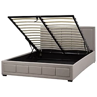 Lit moderne Westley - Très grand lit - Beige