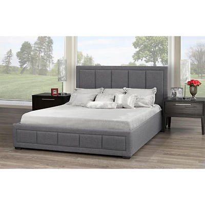 Westley Modern Bed - Queen - Grey