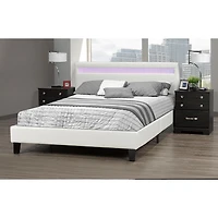 Lit moderne Dhara - Grand - Blanc