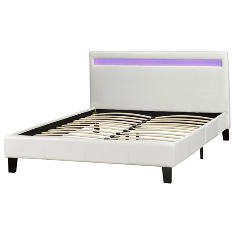 Lit moderne Dhara - Grand - Blanc