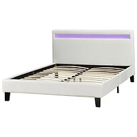 Lit moderne Dhara - Grand - Blanc