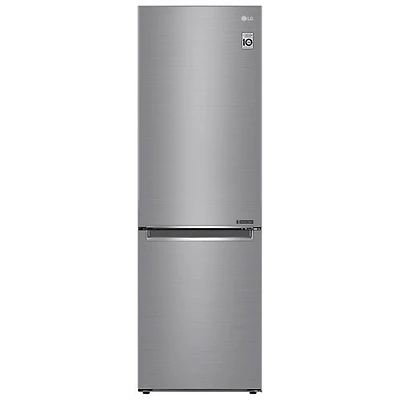 LG 24" Counter-Depth Bottom Freezer Refrigerator - Platinum Silver - Open Box - Scratch & Dent