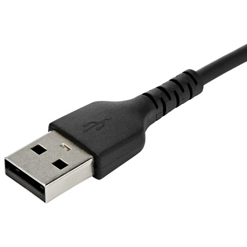 StarTech 1m (3.3 ft.) USB-A to USB-C Cable (RUSB2AC1MB) - Black