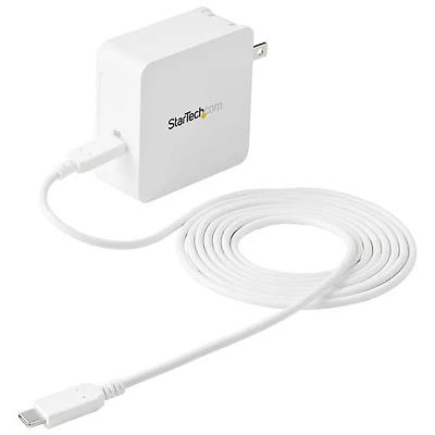 StarTech 60W USB-C Wall Charger with 2m (6.6 ft.) USB-C Cable