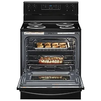 Cuisinière électrique à serpentins 4,8 pi³ 30 po de Whirlpool (YWFC150M0JB) - Noir