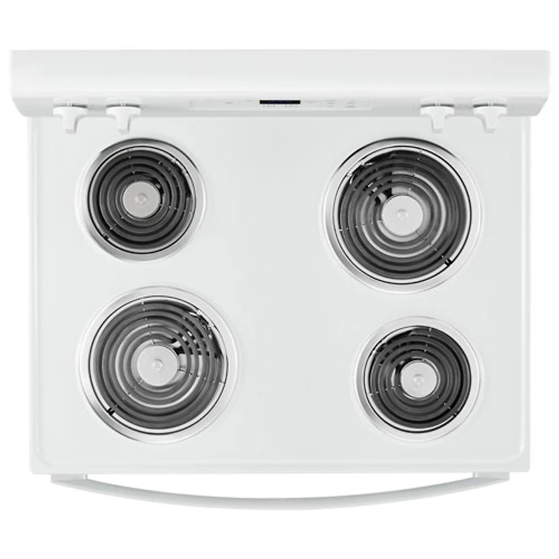 Cuisinière électrique à serpentins autonettoyante 4,8 pi³ 30 po Whirlpool (YWFC315S0JW) - Blanc