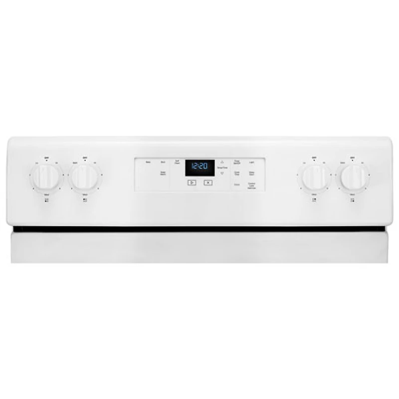 Cuisinière électrique à serpentins autonettoyante 4,8 pi³ 30 po Whirlpool (YWFC315S0JW) - Blanc
