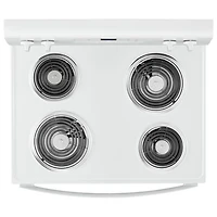 Whirlpool 30" 4.8 Cu. Ft. Freestanding Electric Coil Top Range (YWFC150M0JW) - White