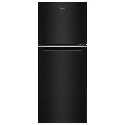 Whirlpool 24" 11.6 Cu. Ft. Top Freezer Refrigerator with LED Lighting (WRT312CZJB) - Black