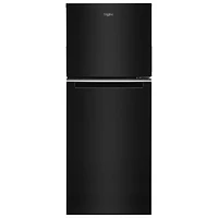Whirlpool 24" 11.6 Cu. Ft. Top Freezer Refrigerator with LED Lighting (WRT312CZJB) - Black