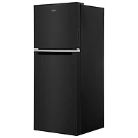 Whirlpool 24" 11.6 Cu. Ft. Top Freezer Refrigerator with LED Lighting (WRT312CZJB) - Black