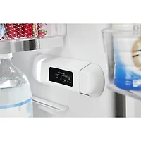 Réfrigérateur à congélateur supérieur 11,6 pi³ 24 po éclairage DEL de Whirlpool (WRT312CZJZ) - Inox