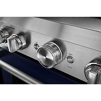 KitchenAid 30" 4.1 Cu. Ft. True Convection Freestanding Gas Range (KFGC500JIB) - Ink Blue