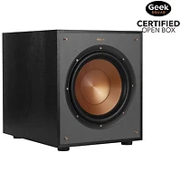 Haut-parleur d'extrêmes graves alimenté de 10 po R-100SW de Klipsch - Noir - Boîte ouverte