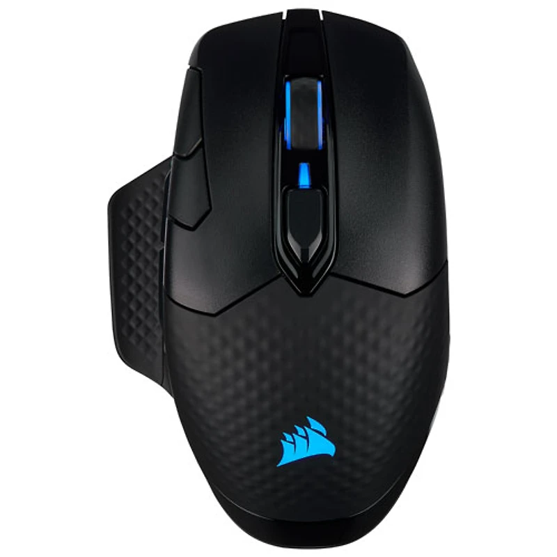 Souris de jeu optique sans fil de 18 000 ppp Dark Core RGB Pro de Corsair - Noir