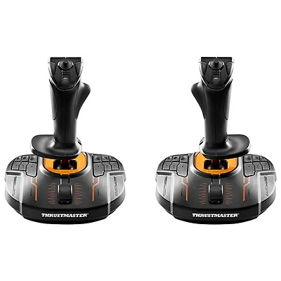 Système de contrôle de vol à deux manches à balai T16000M de Thrustmaster