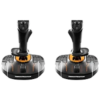 Système de contrôle de vol à deux manches à balai T16000M de Thrustmaster