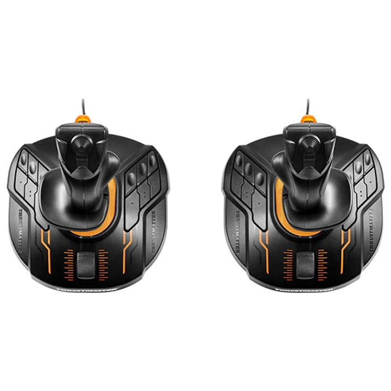 Système de contrôle de vol à deux manches à balai T16000M de Thrustmaster