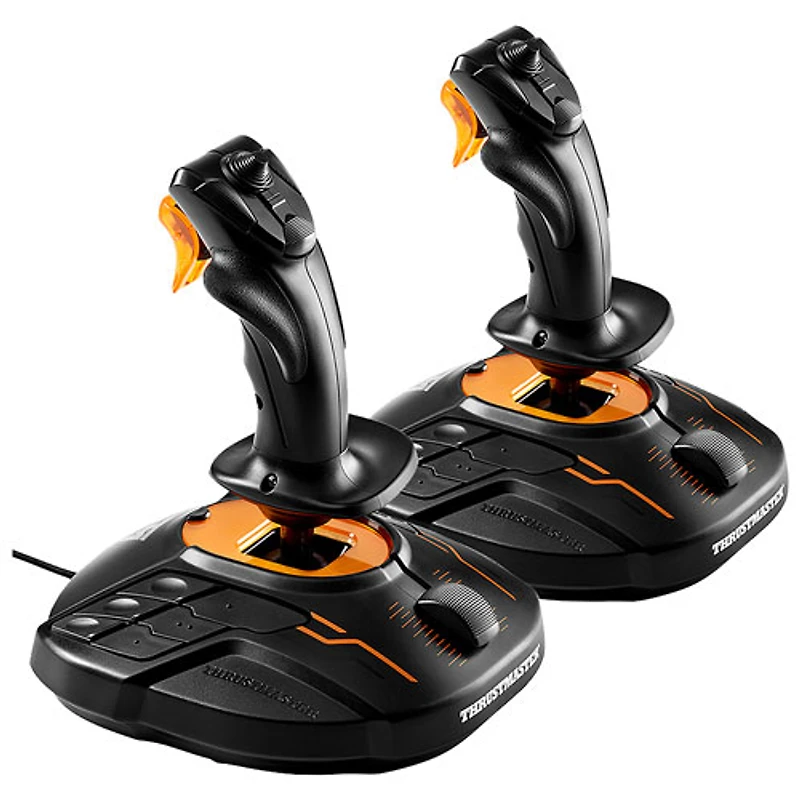 Système de contrôle de vol à deux manches à balai T16000M de Thrustmaster