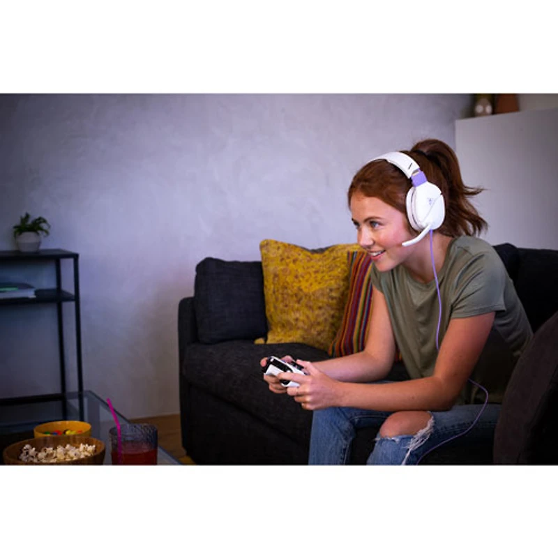 Turtle Beach Recon Spark Gaming Headset with Microphone - White/Lavender