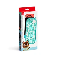 Nintendo Switch Animal Crossing: New Horizons Aloha Edition Carrying Case & Screen Protector