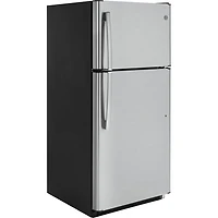 GE 30" Top Freezer Refrigerator with LED (GTE18FSLKSS) - Stainless - Open Box - Perfect Condition