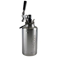 TrailKeg Half Gallon 64 oz Growler Package (64PC-SS) - Stainless Steel