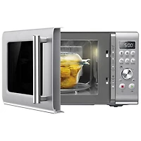 Four micro-ondes compact fermeture douce Wave 0,9 pi³ de Breville (BMO650SIL1BCA1)-Argenté