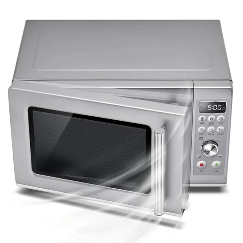 Four micro-ondes compact fermeture douce Wave 0,9 pi³ de Breville (BMO650SIL1BCA1)-Argenté